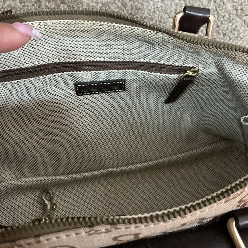 Dooney & Bourke Tan and Brown bag - Picture 8 of 8
